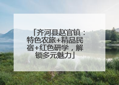 齐河县赵官镇：特色农旅+精品民宿+红色研学，解锁多元魅力